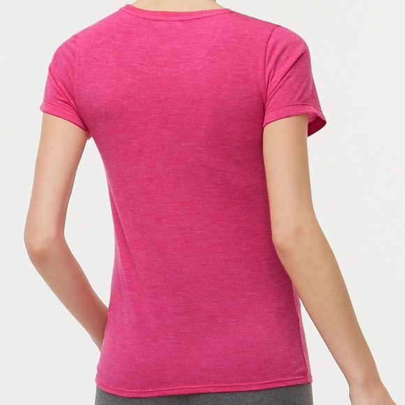 J.CREW Tee Relaxed Fit Super Soft Pullover T-Shirt Pink NWT - Picture 3 of 6
